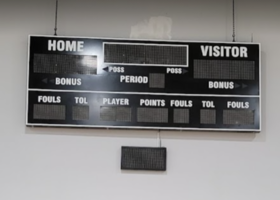 대구 미군부대 농구 스코어보드 및 샷 클럭 설치