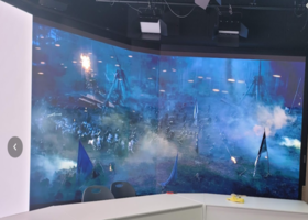 여의도 신한투자증권 LED 전광판